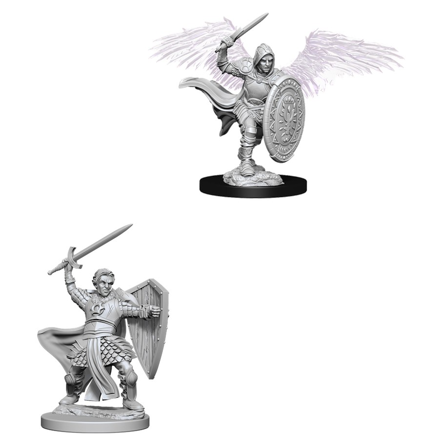 D&D Nolzur's Miniature Aasimar Male Paladin