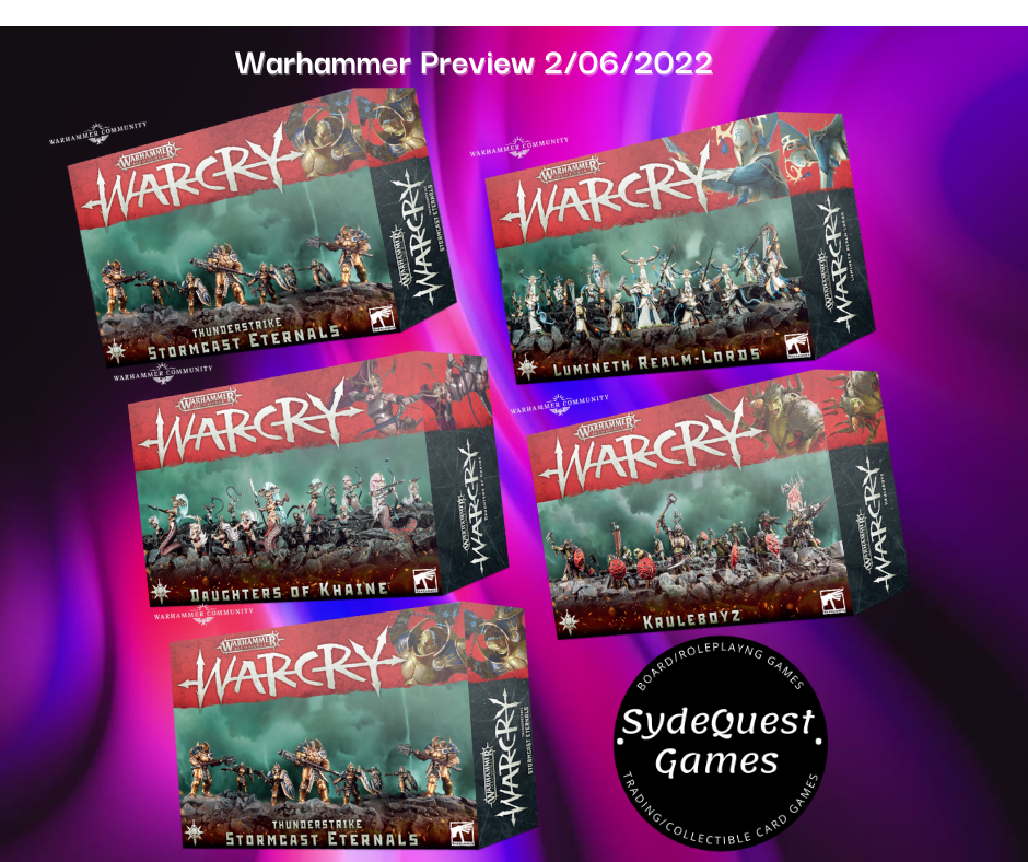 Warhammer Underworlds now in WarCry, New WarCry rules, and new Warbands!