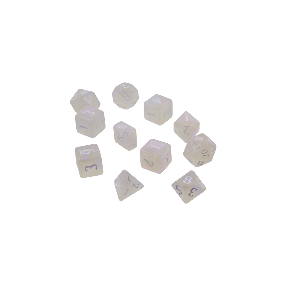 Ultra PRO: 11-Dice Set - Eclipse (Arctic White)