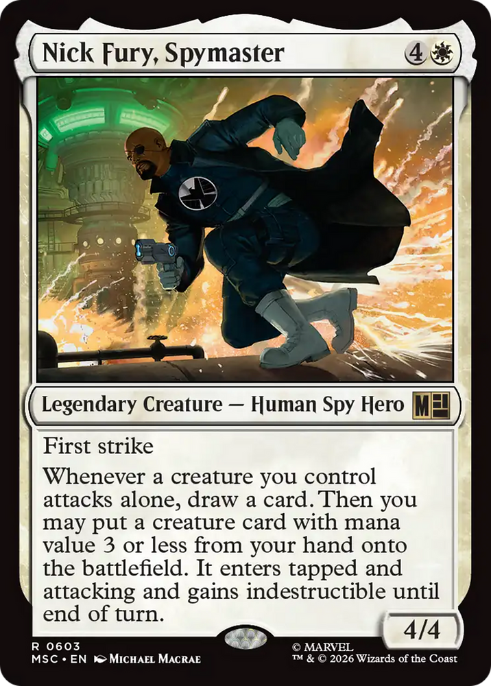 Nick Fury, Spymaster [Marvel Super Heroes Commander]