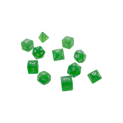 Ultra PRO: 11-Dice Set - Eclipse (Lime Green)