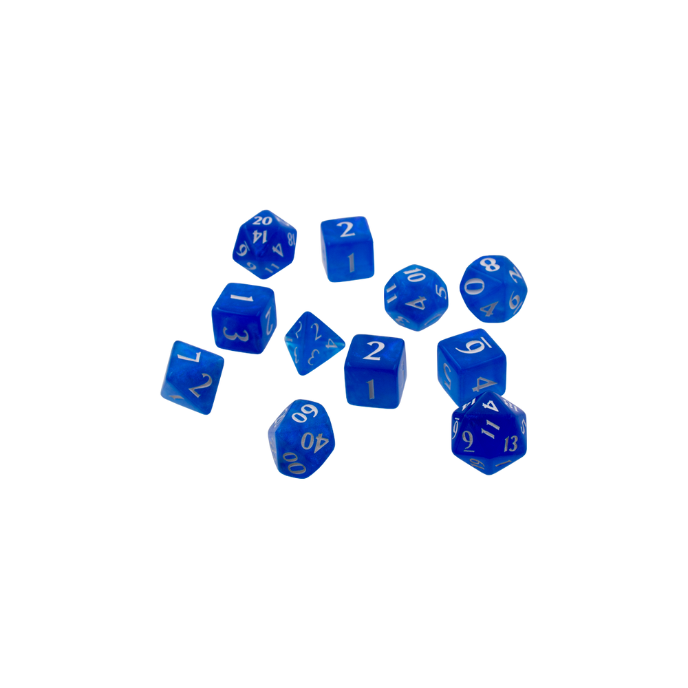Ultra PRO: 11-Dice Set - Eclipse (Pacific Blue)
