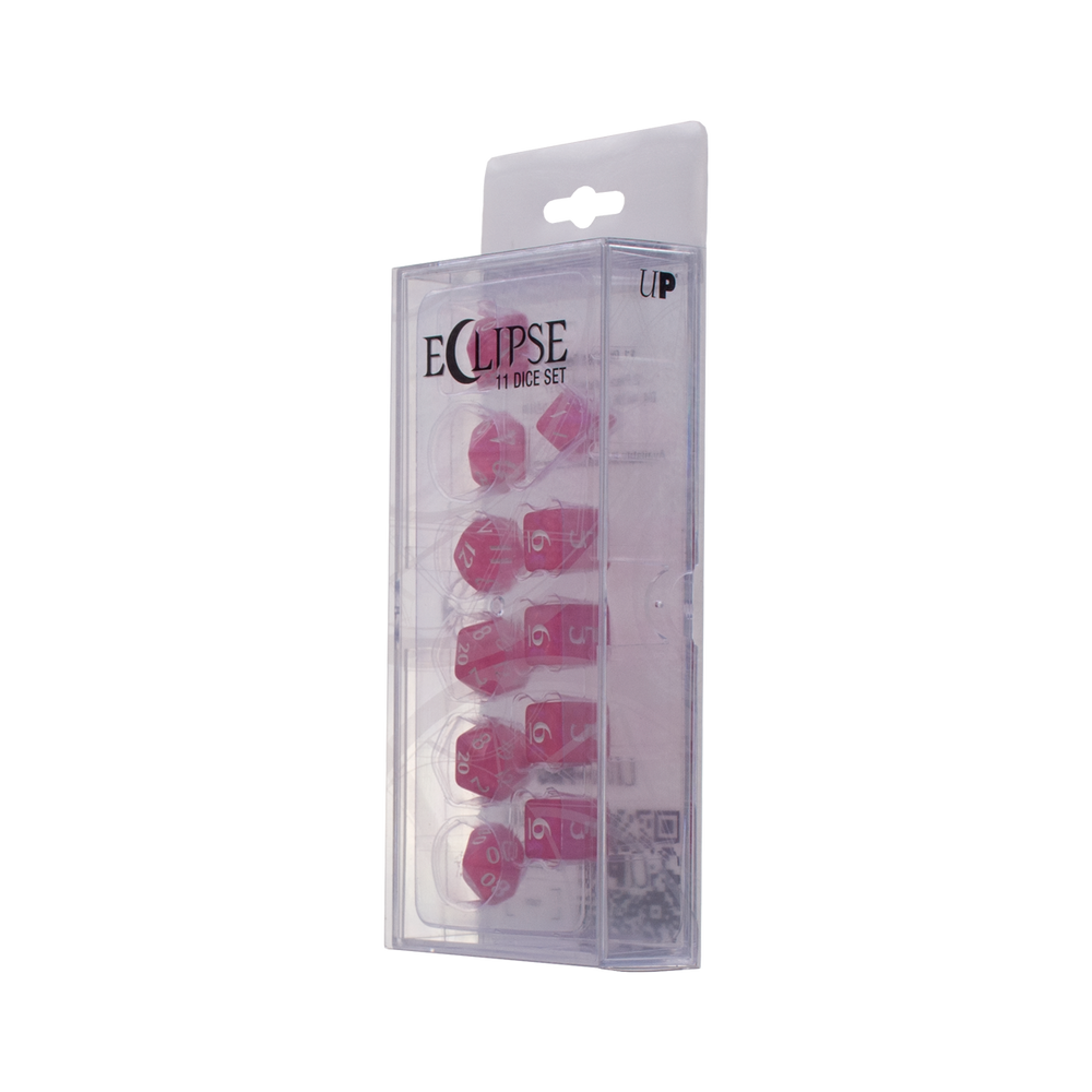 Ultra PRO: 11-Dice Set - Eclipse (Hot Pink)