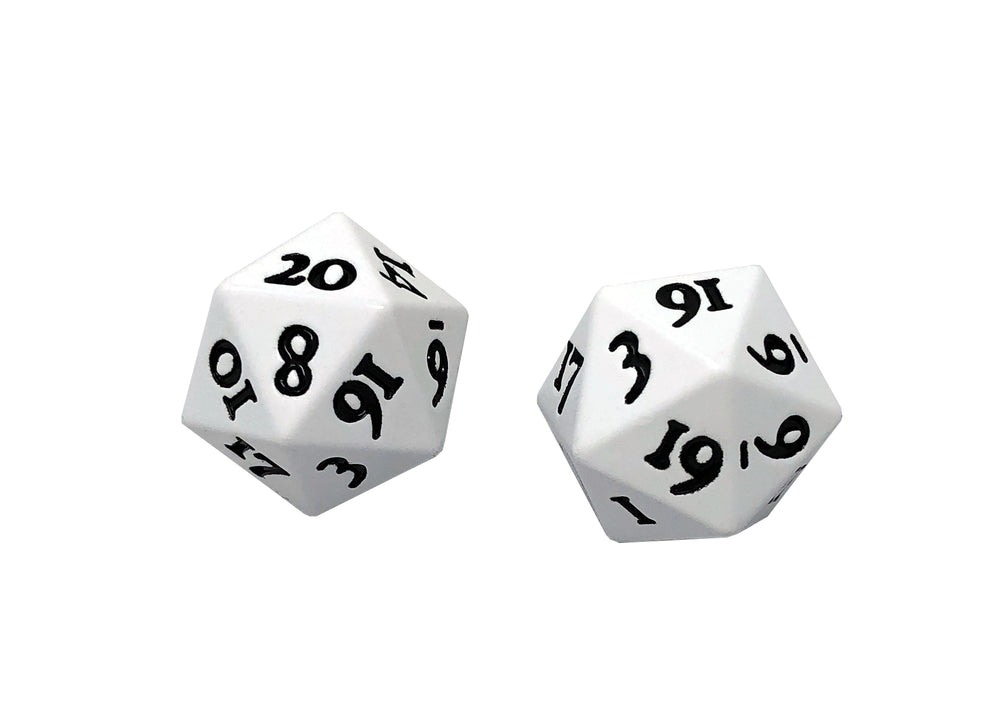 Ultra PRO: Heavy Metal Dice - D20 (White)