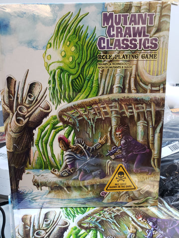 Mutant Crawl Classics Core Rulebook DCC Day 2023 Glow in Dark Logo (Hardback)