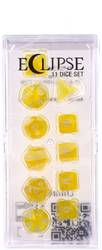 Ultra PRO: 11-Dice Set - Eclipse (Lemon Yellow)