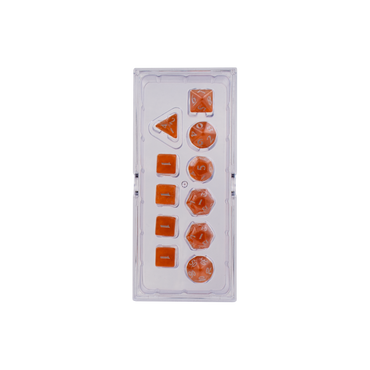 Ultra PRO: 11-Dice Set - Eclipse (Pumpkin Orange)