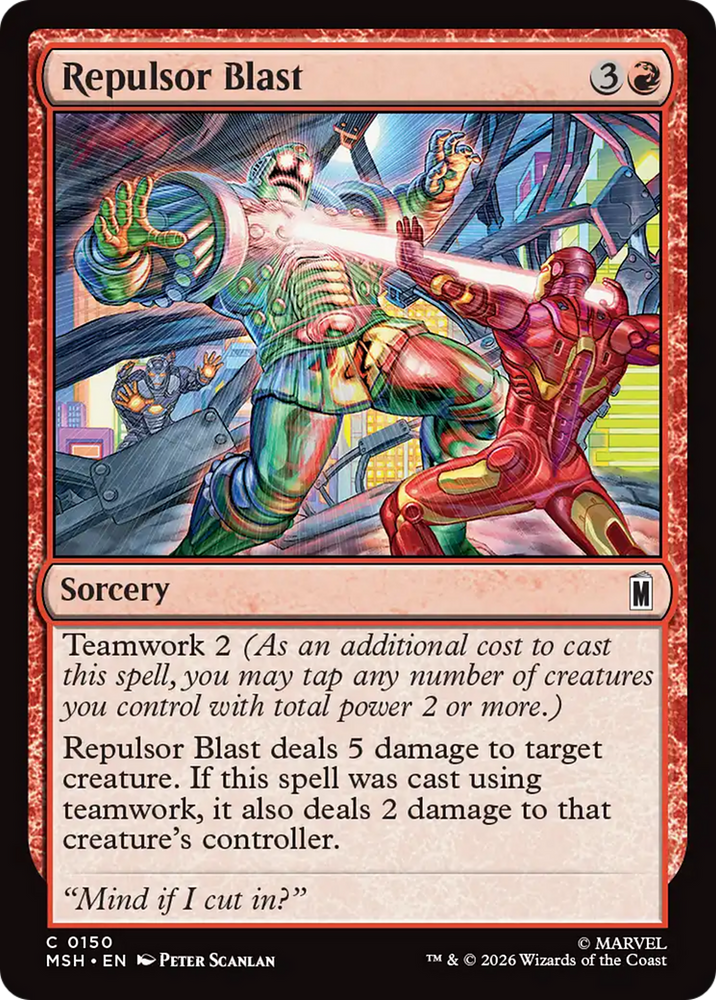Repulsor Blast [Marvel Super Heroes]