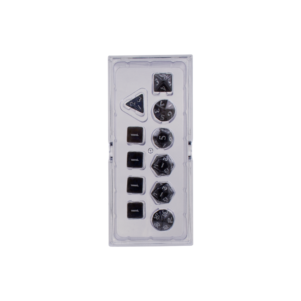 Ultra PRO: 11-Dice Set - Eclipse (Jet Black)