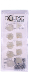 Ultra PRO: 11-Dice Set - Eclipse (Arctic White)