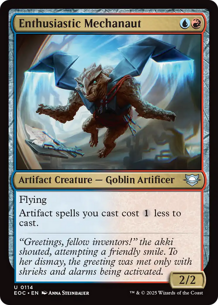 Enthusiastic Mechanaut [Edge of Eternities Commander]