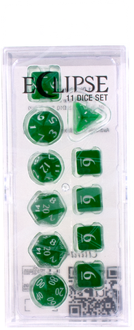 Ultra PRO: 11-Dice Set - Eclipse (Forest Green)