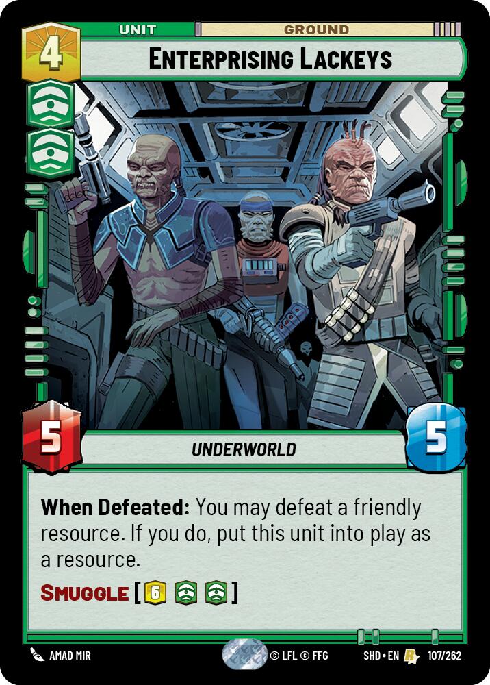Enterprising Lackeys (107/262) (107/262) [Shadows of the Galaxy]