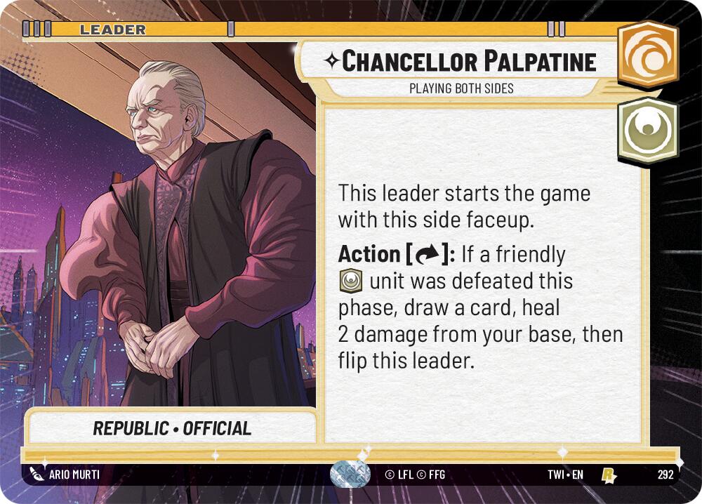 Chancellor Palpatine - Playing Both Sides (292) (Hyperspace) (292) [Twilight of the Republic]