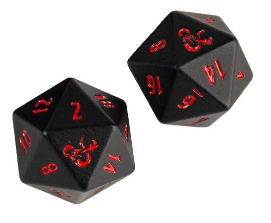 Ultra PRO: Heavy Metal Dice - D20 (Dungeons & Dragons)