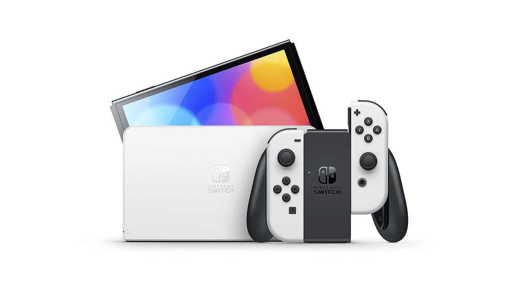OLED Switch (white Joycons, Pre-owned)