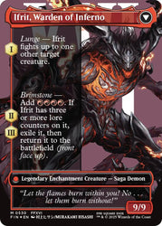 Clive, Ifrit's Dominant // Ifrit, Warden of Inferno (Borderless) (Surge Foil) [FINAL FANTASY]