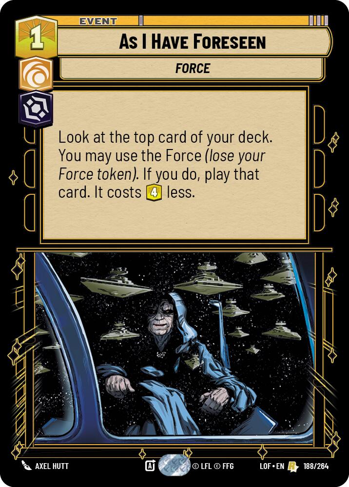 As I Have Foreseen (188/264) (188/264) [Legends of the Force]
