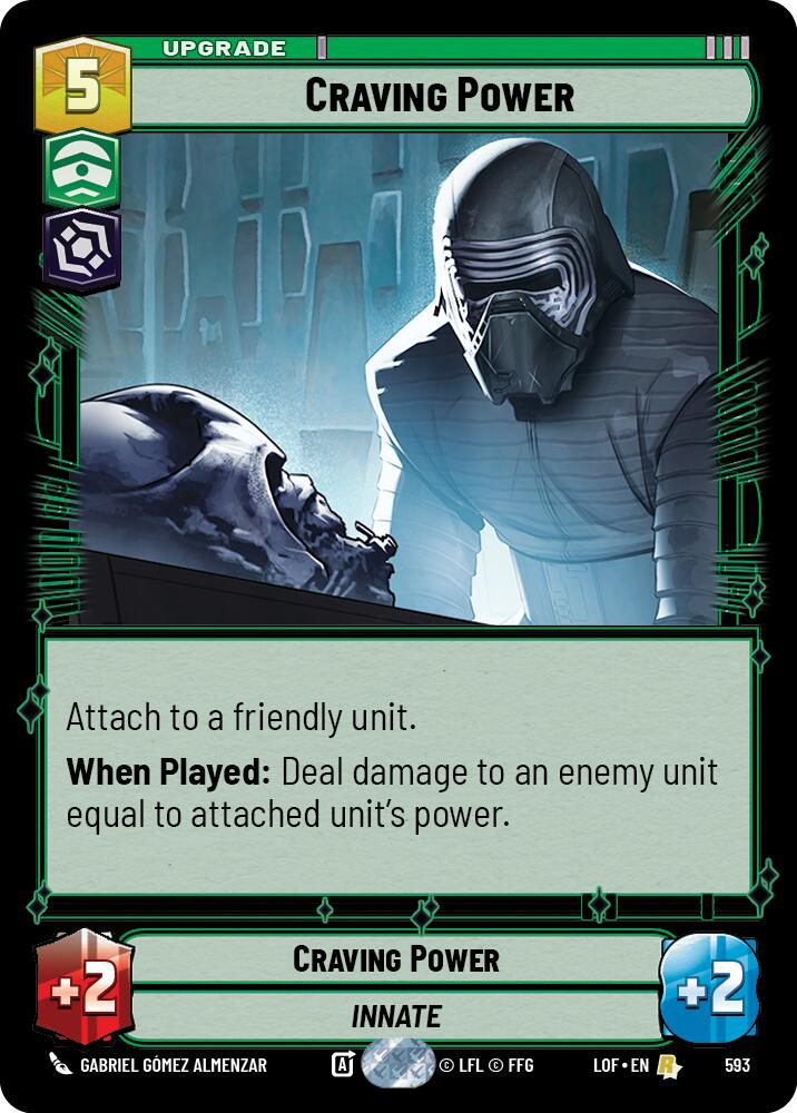 Craving Power (593) (Foil) (593) [Legends of the Force]