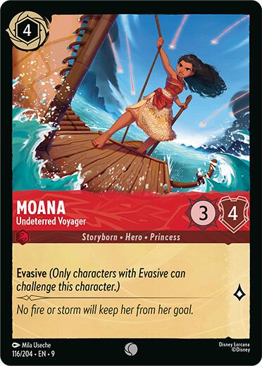 Moana - Undeterred Voyager (116/204) [Fabled]