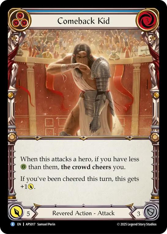 Comeback Kid (Blue) [APS017] (Armory Deck: Pleiades)