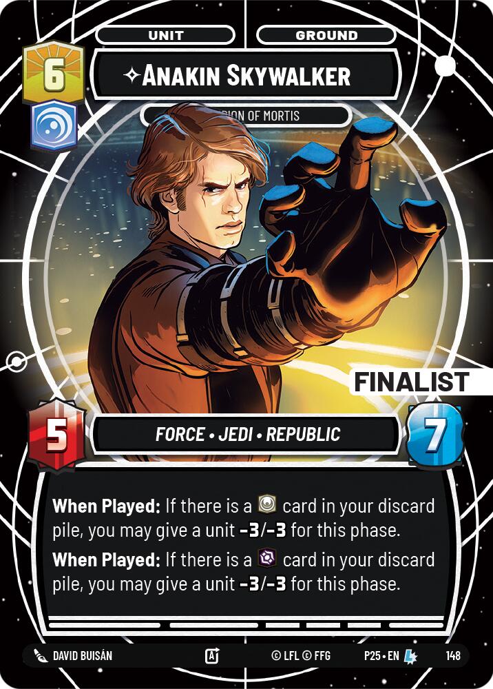Anakin Skywalker - Champion of Mortis (Finalist) (148) (148) [Sector and Regional Promos: Season 1]