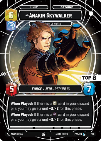 Anakin Skywalker - Champion of Mortis (Top 8) (150) (150) [Sector and Regional Promos: Season 1]