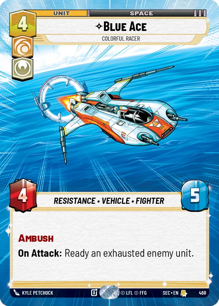 Blue Ace - Colorful Racer (Hyperspace) (468) (468) [Secrets of Power]