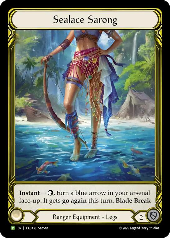 Sealace Sarong (Golden) [FAB338] (Promo)  Cold Foil