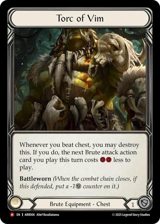 Torc of Vim [ARR004] (Armory Deck: Rhinar)  Rainbow Foil