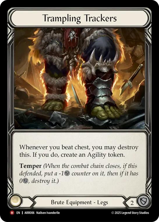 Trampling Trackers [ARR006] (Armory Deck: Rhinar)  Rainbow Foil