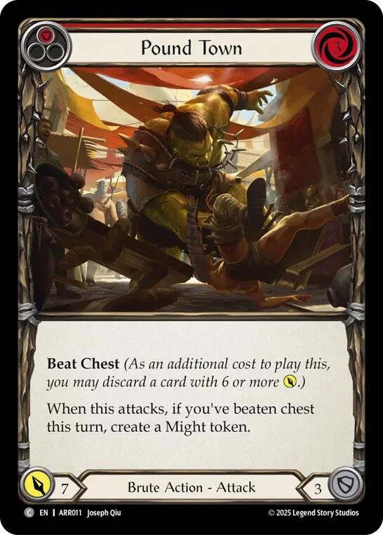 Pound Town (Red) [ARR011] (Armory Deck: Rhinar)