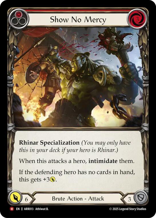 Show No Mercy [ARR013] (Armory Deck: Rhinar)