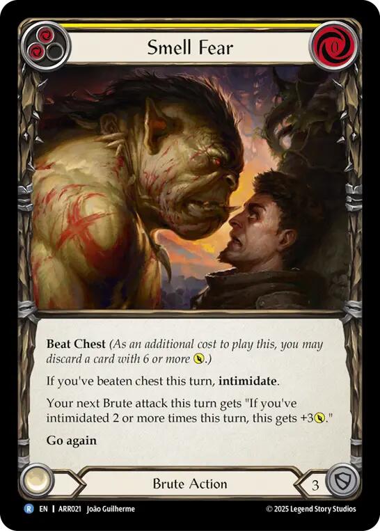 Smell Fear (Yellow) [ARR021] (Armory Deck: Rhinar)