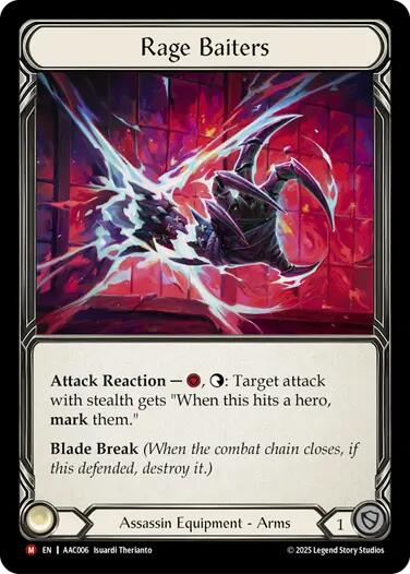Rage Baiters [AAC006] (Armory Deck: Arakni)  Rainbow Foil