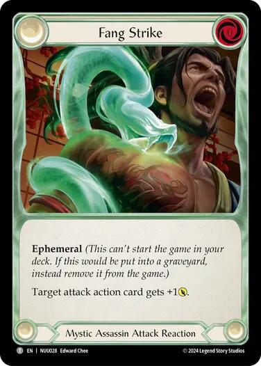 Fang Strike // Slither [NUU028/NUU029] (Part the Mistveil Nuu Blitz Deck)