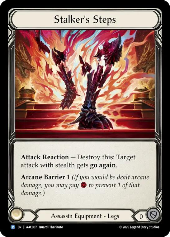 Stalker's Steps [AAC007] (Armory Deck: Arakni)  Rainbow Foil