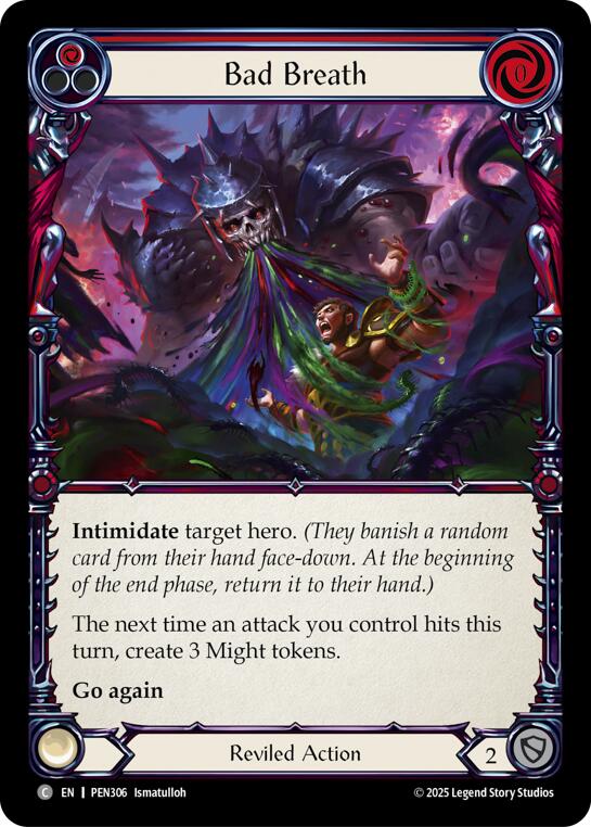 Bad Breath (Red) (Regular) [PEN306] (Compendium of Rathe)