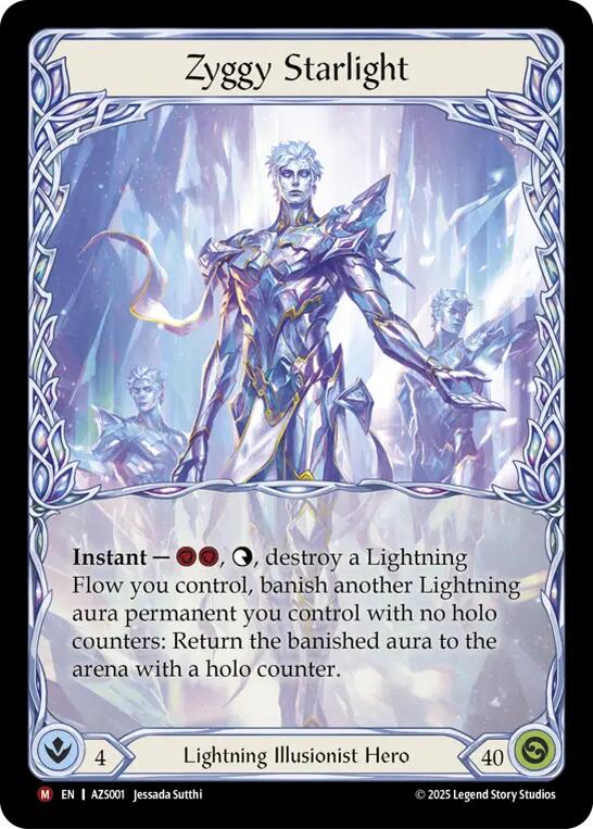 Zyggy Starlight [AZS001] (Armory Deck: Zyggy)  Rainbow Foil