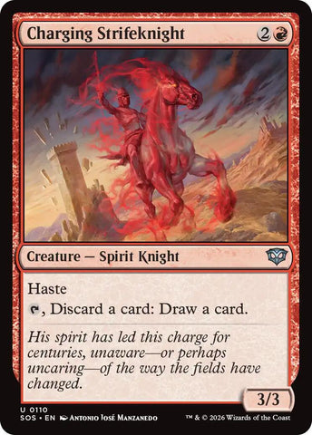 Charging Strifeknight [Secrets of Strixhaven]
