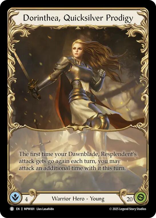 Dorinthea, Quicksilver Prodigy [MPW001] (Mastery Pack Warrior)