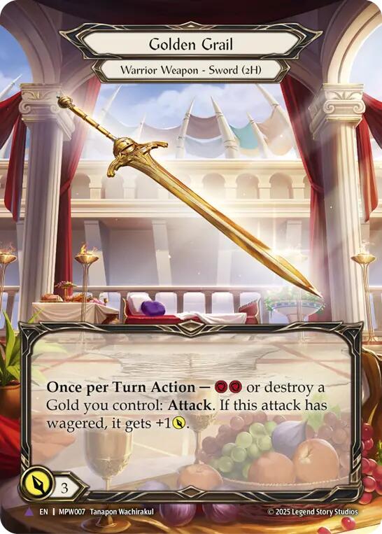 Golden Grail (Marvel) [MPW007] (Mastery Pack Warrior)  Cold Foil