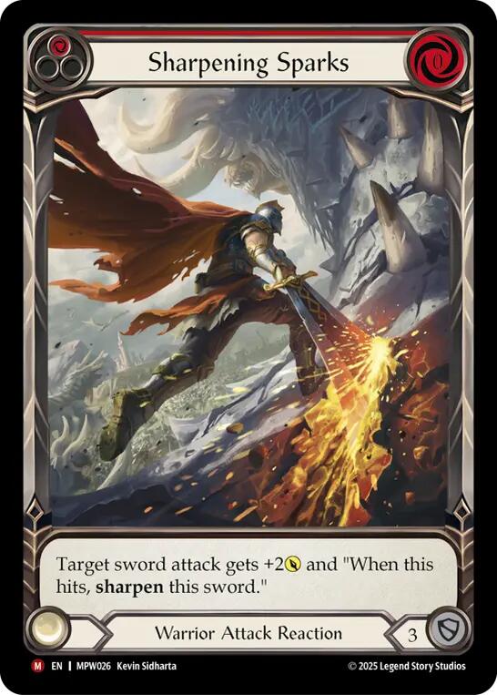 Sharpening Sparks (Red) [MPW026] (Mastery Pack Warrior)