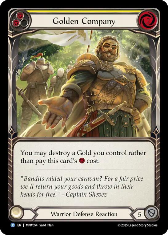 Golden Company (Yellow) [MPW054] (Mastery Pack Warrior)