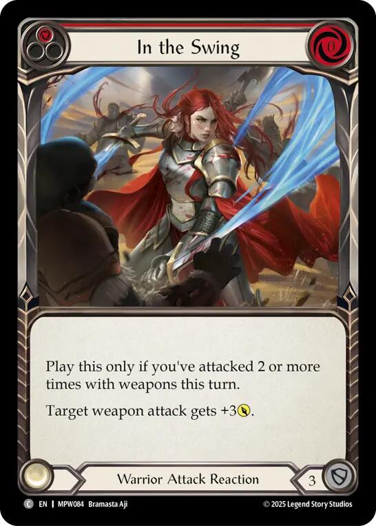 In the Swing (Red) [MPW084] (Mastery Pack Warrior)