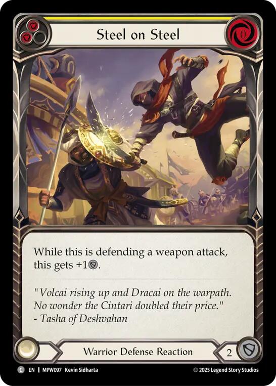 Steel on Steel (Yellow) [MPW097] (Mastery Pack Warrior)