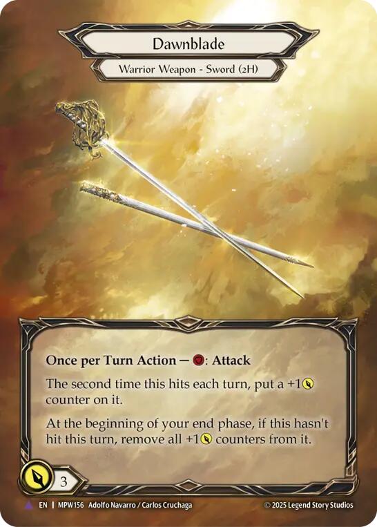 Dawnblade (Marvel) [MPW156] (Mastery Pack Warrior)  Cold Foil