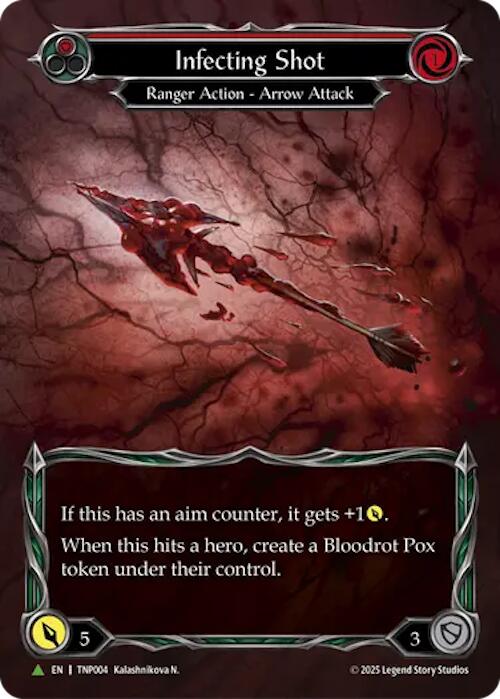 Infecting Shot (Red) (Marvel) [TNP004] (Promo)  Rainbow Foil