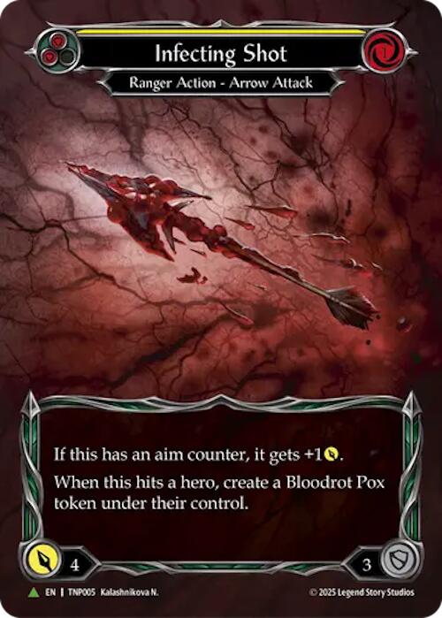 Infecting Shot (Yellow) (Marvel) [TNP005] (Promo)  Rainbow Foil