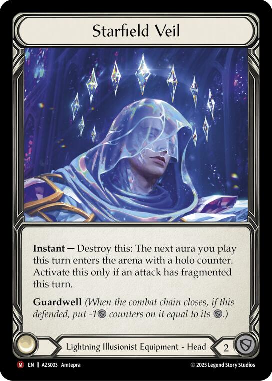 Starfield Veil [AZS003] (Armory Deck: Zyggy)  Rainbow Foil